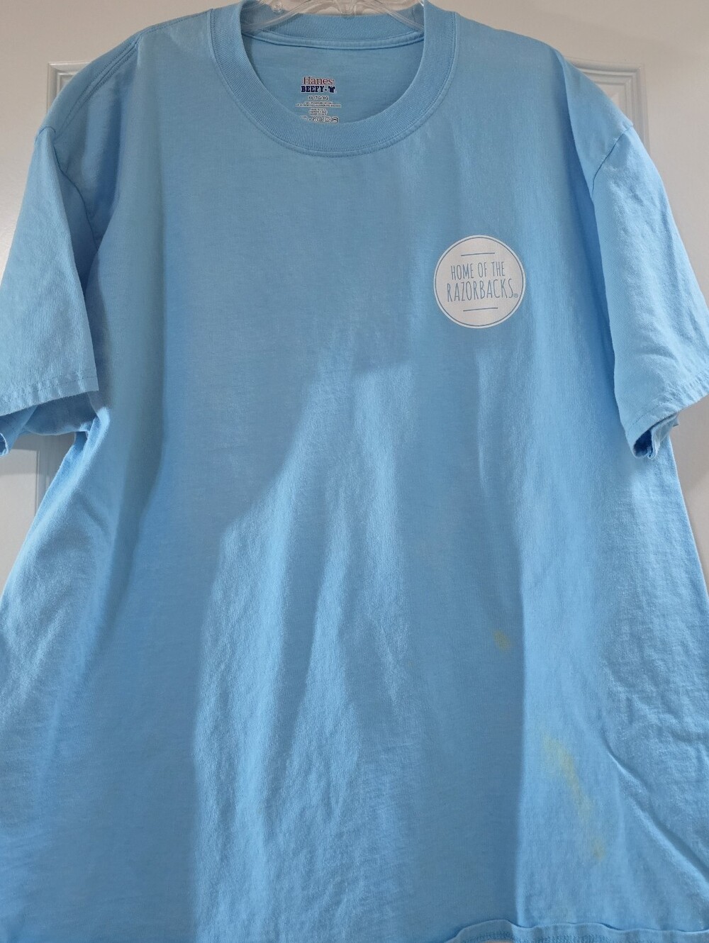 Habes Light Blue T-Shirt - Home of the Razorbacks